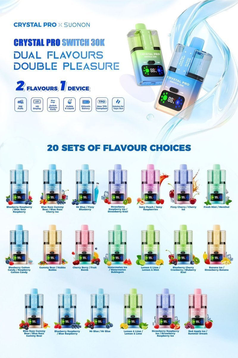 Can You Recharge the Crystal Pro Switch 30K Vape Kit?