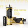 4 in 1 Twister Bar 2400 Prefilled Vape Pod Kit Pack of 5 - Gold Edition 4 in 1 Flavours