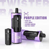 4 in 1 Twister Bar 2400 Prefilled Vape Pod Kit Pack of 5 - Purple Edition 4 in 1 Flavours