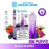 Aura Bar 10000 Disposable Vape By Crystal Prime - Pack of 5 - Black Mamba
