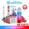 Aura Bar 10000 Disposable Vape By Crystal Prime - Pack of 5 - Blueberry Raspberry