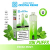 Aura Bar 10000 Disposable Vape By Crystal Prime - Pack of 5 - Fresh Mint