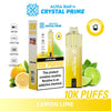 Aura Bar 10000 Disposable Vape By Crystal Prime - Pack of 5 - Lemon Lime