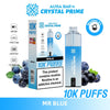 Aura Bar 10000 Disposable Vape By Crystal Prime - Pack of 5 - Mr Blue