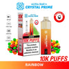 Aura Bar 10000 Disposable Vape By Crystal Prime - Pack of 5 - Rainbow