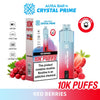 Aura Bar 10000 Disposable Vape By Crystal Prime - Pack of 5 - Red Berries