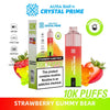 Aura Bar 10000 Disposable Vape By Crystal Prime - Pack of 5 - Strawberry Gummy Bear