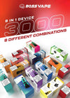 Boss Vape 3000 Prefilled Vape Box of 5 | 8 in 1 Edition - Berry Edition
