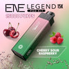Elux ENE Legend 15k Vape Pod Kit Pack of 5 - Cherry Sour Raspberry