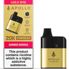 Gold Bar Apollo 20K Prefilled Pod Kit - Pack of 5 - Summer Berries