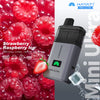 Hayati Mini Ultra 1500 Disposable Vape - Box of 5 - Strawberry Raspberry Ice