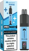 Hayati Pro Max+ 6000 Vape Kit - Box of 5 - Blue Sour Raspberry