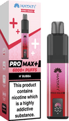 Hayati Pro Max+ 6000 Vape Kit - Box of 5 - H' Bubba