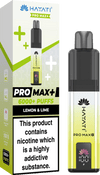 Hayati Pro Max+ 6000 Vape Kit - Box of 5 - Lemon & Lime