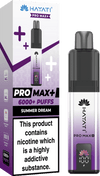 Hayati Pro Max+ 6000 Vape Kit - Box of 5 - Summer Dream