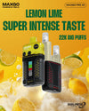 RELX Maxgo Pro 22k Disposable Vape - Box of 5 - Lemon Lime