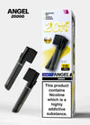 Vapes Bars Angel 20000 Prefilled Pods Box of 10 - Yellow Edition